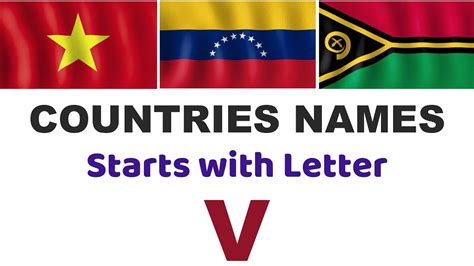 country that starts with v|Countries beginning with V .
